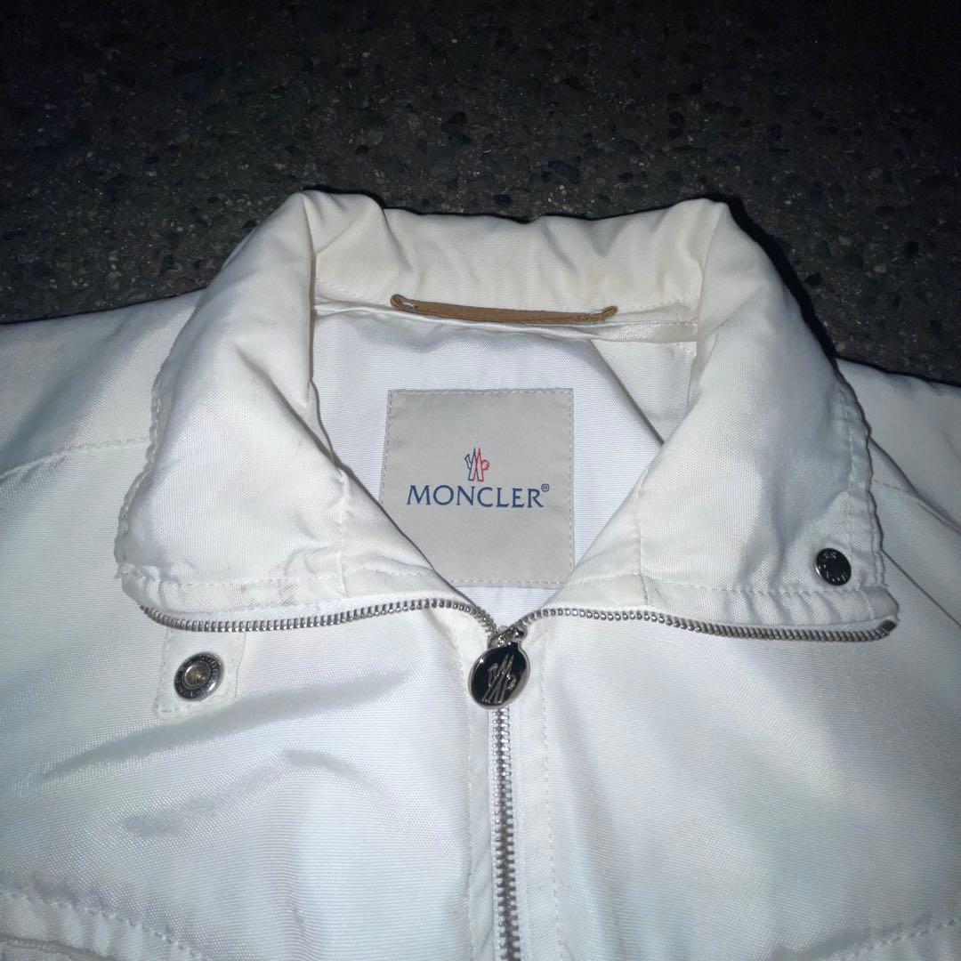 Moncler Blouson Jackets 00S Archive White Jacket Wzip