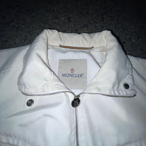Moncler Blouson Jackets 00S Archive White Jacket Wzip