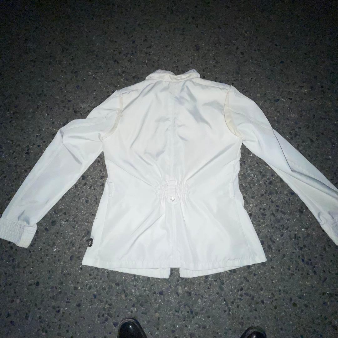 Moncler Blouson Jackets 00S Archive White Jacket Wzip