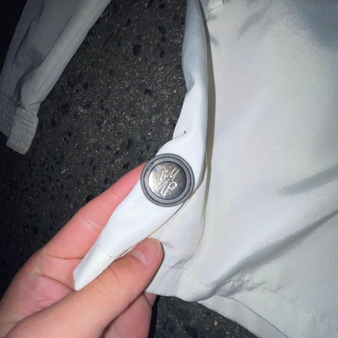 Moncler Blouson Jackets 00S Archive White Jacket Wzip