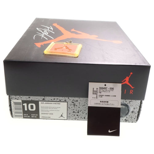 Nike Sneakers Air Jordan 4 Retro Motorsports Alternate Us10/28Cm 308497-006