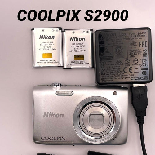 Nikon Compact Digital Cameras Coolpix S2900 Red,