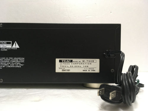 Cd Md Cassette Deck Teac W-790R 2002 G