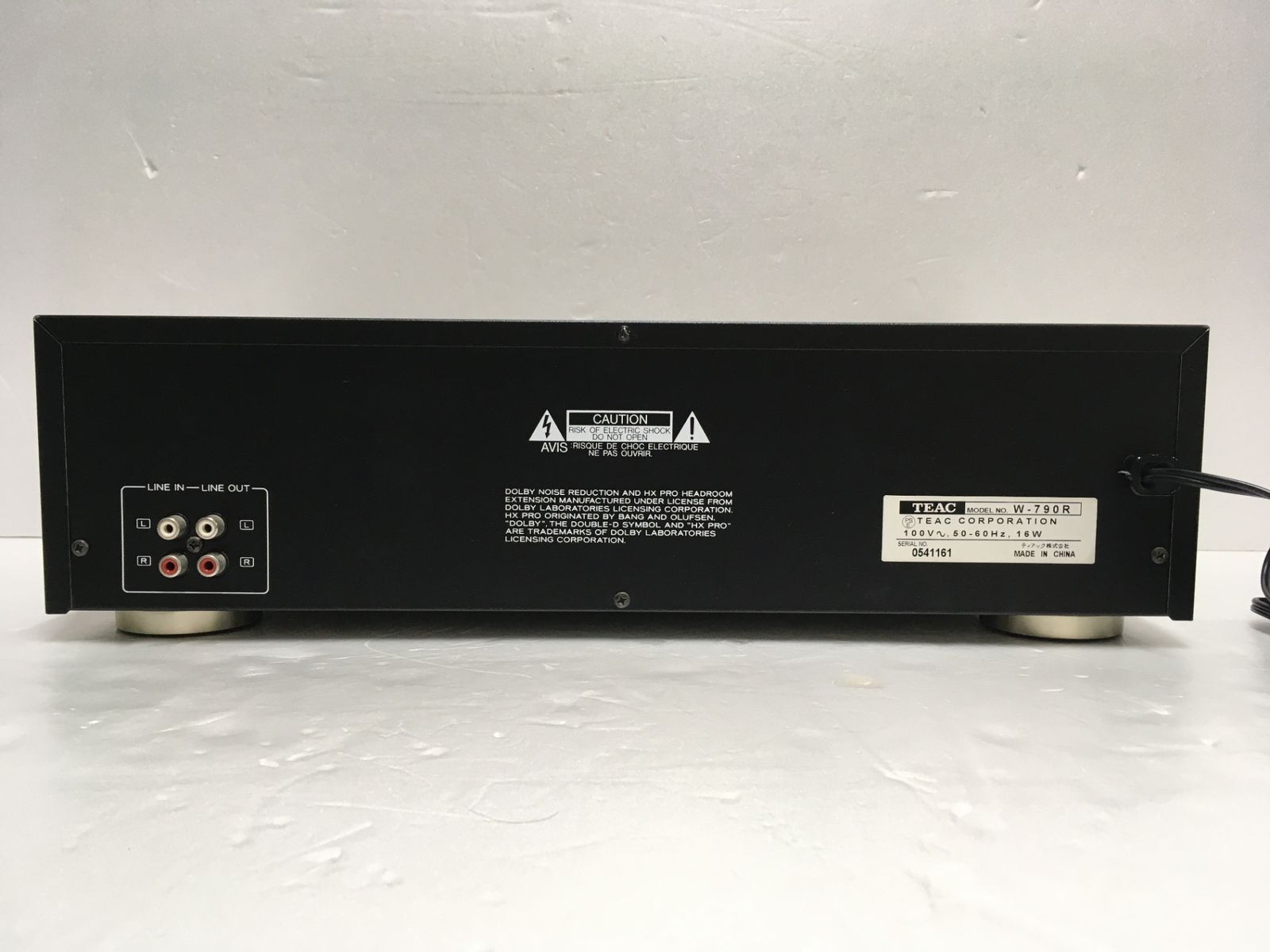 Cd Md Cassette Deck Teac W-790R 2002 G