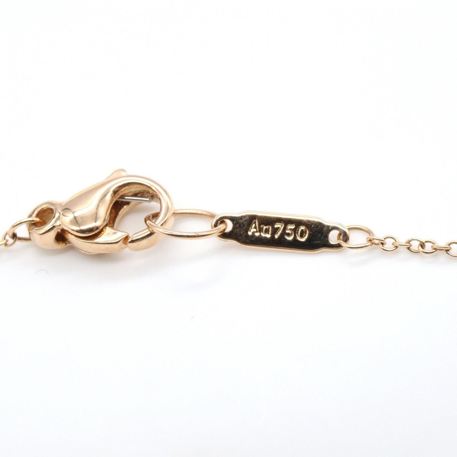 Tiffany Necklace Co 41 K18Pg Used A