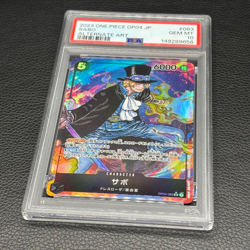One Piece Card Game Psa10 Sr-P Op04-083