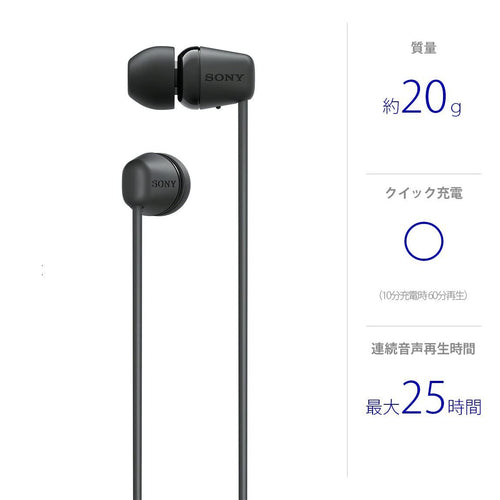 Wireless Headphones Wi-C100:Bluetooth /25 /Ipx4 /Dsee Wi-C100 Bz