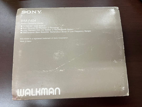 Radio And Boombox Sony Walkman Wm-F404