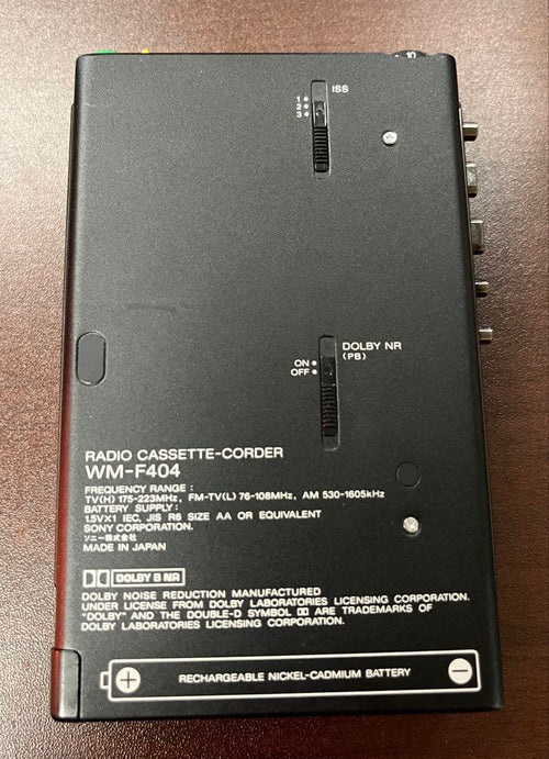 Radio And Boombox Sony Walkman Wm-F404