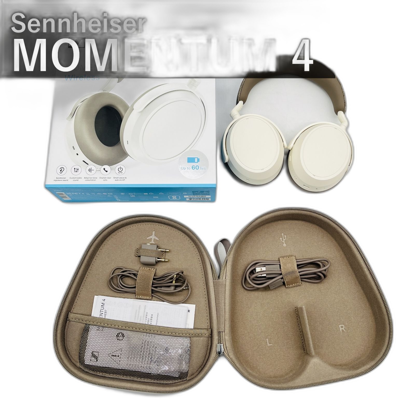Wireless Headphones Sennheiser Momentum 4 M4Aebt Bluetooth 60