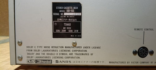 Victor Cassette Player Dd-66