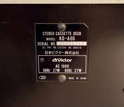 Victor Cd, Md Cassette Decks Kd-A66