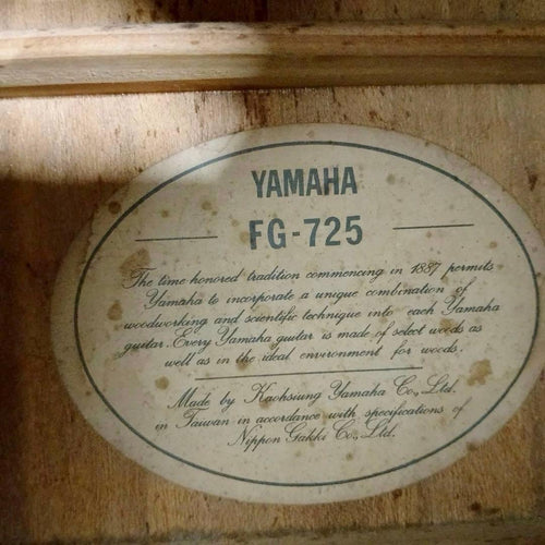Yamaha Acoustic Guitars Fg-725 80