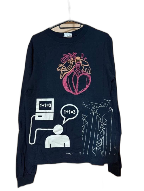 Dries Van Noten 7 Minutes, Long -Sleeved Cut -And -Sew 02-03Aw
