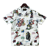 Wtaps Aloha Shirt Kariyushi Wear Textile S/S Shirts 14Ss Bmx Skate Bike S
