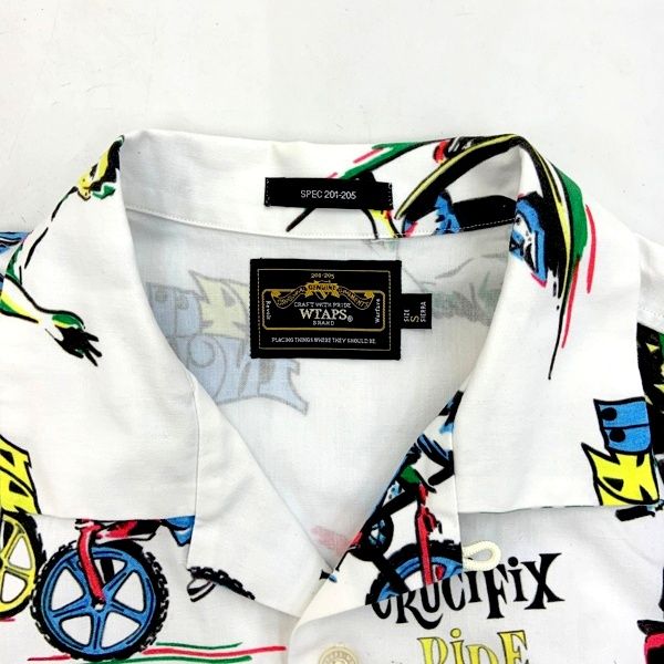 Wtaps Aloha Shirt Kariyushi Wear Textile S/S Shirts 14Ss Bmx Skate Bike S