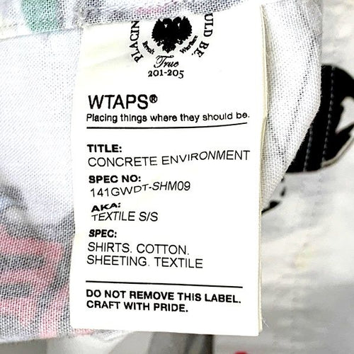 Wtaps Aloha Shirt Kariyushi Wear Textile S/S Shirts 14Ss Bmx Skate Bike S