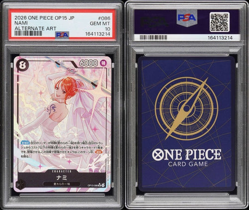 One Piece Card Game Psa10 Op15-086 Sr