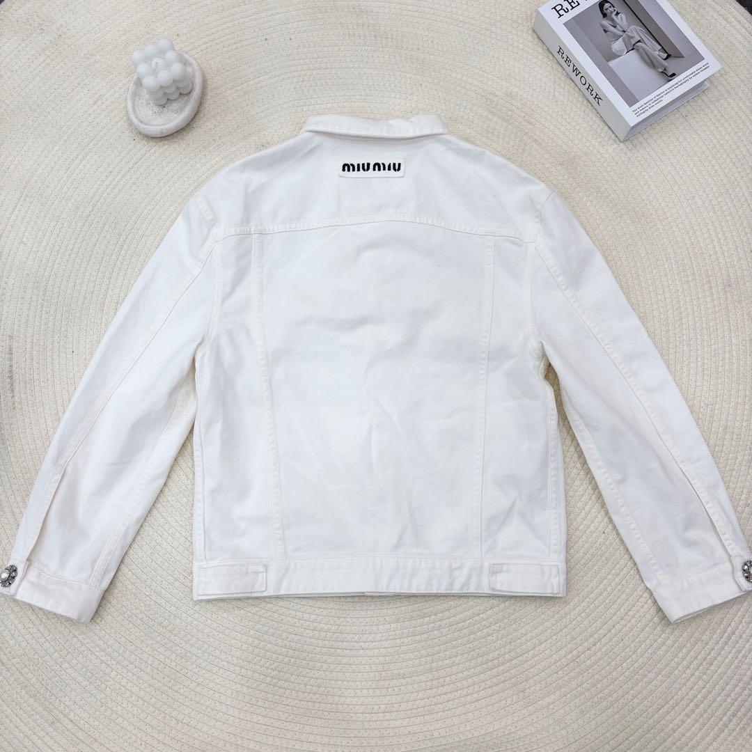 Miu Denim Jackets Coveralls A
