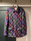 Comme Des Garcons Homme Plus Quilting Jacket M 97Fw Plaid Padded Coat