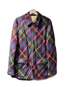 Comme Des Garcons Homme Plus Quilting Jacket M 97Fw Plaid Padded Coat