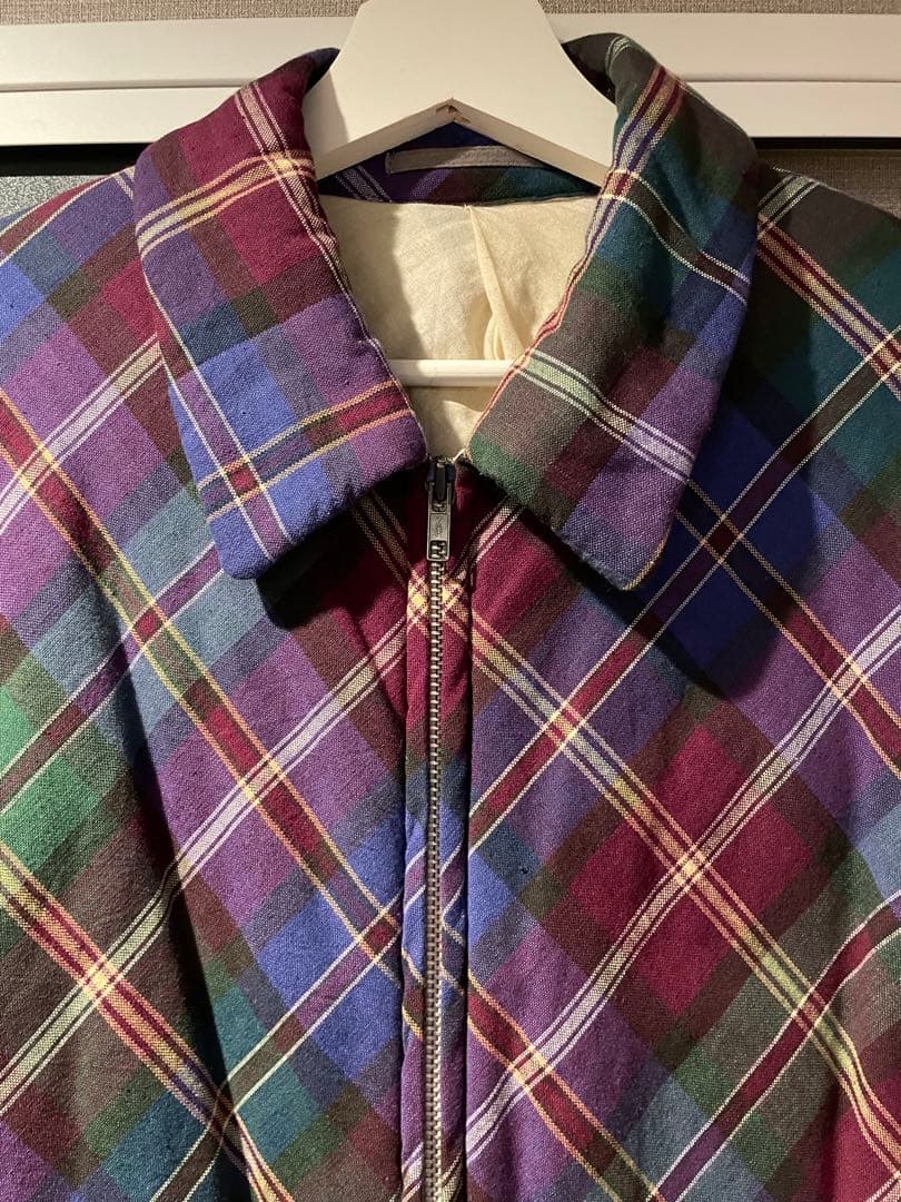 Comme Des Garcons Homme Plus Quilting Jacket M 97Fw Plaid Padded Coat