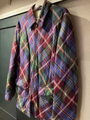 Comme Des Garcons Homme Plus Quilting Jacket M 97Fw Plaid Padded Coat