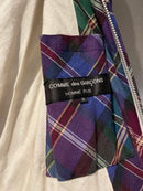 Comme Des Garcons Homme Plus Quilting Jacket M 97Fw Plaid Padded Coat