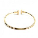 Tiffany Bangle Wristband T Au750 18 Pg Tiffany&Co. K18 8.6G