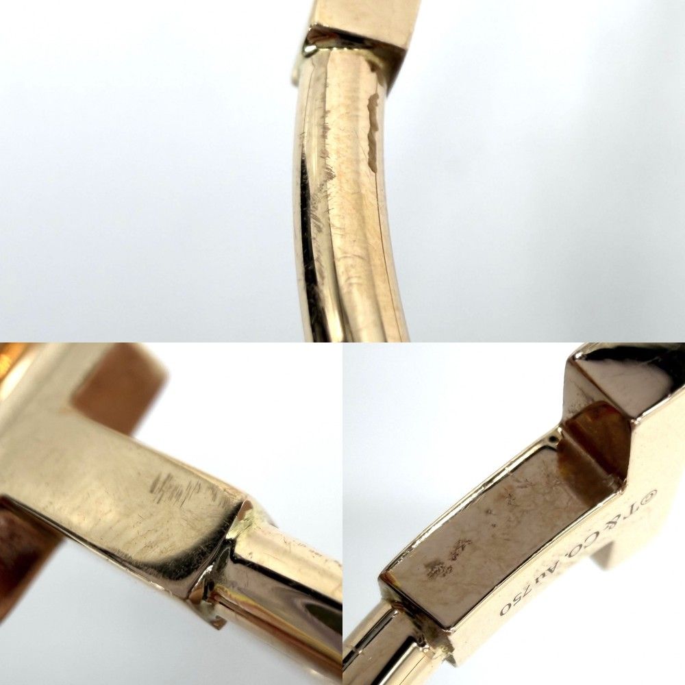 Tiffany Bangle Wristband T Au750 18 Pg Tiffany&Co. K18 8.6G