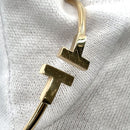 Tiffany Bangle Wristband T Au750 18 Pg Tiffany&Co. K18 8.6G