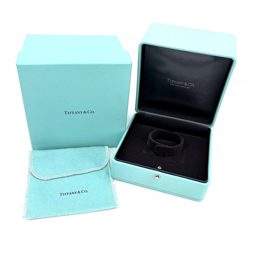 Tiffany Bangle Wristband T Au750 18 Pg Tiffany&Co. K18 8.6G
