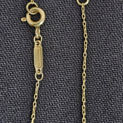 Tiffany Necklaces Co. T Smile Necklace Yg