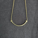 Tiffany Necklaces Co. T Smile Necklace Yg