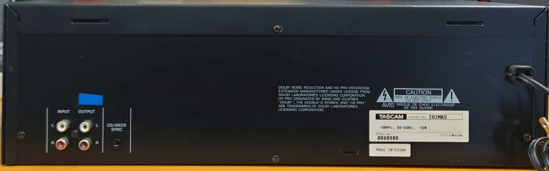 Tascam Cd Md Cassette Deck 202Mk Iii