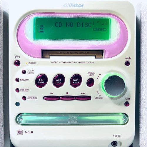 Victor Cd Md Cassette Deck Ux-Q10-P
