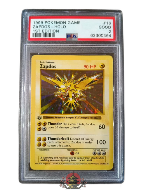 Pokemon Card Game Psa Zapdos 1St Ed Psa2