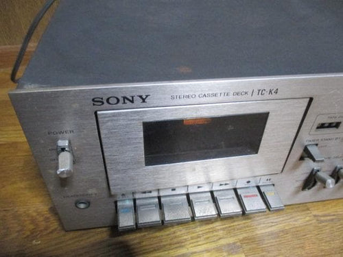 Sony Cd, Md Cassette Decks Tc-K4