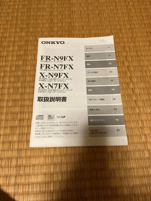 Onkyo Cd, Md Cassette Decks Fr-N7Fx Cd/Md