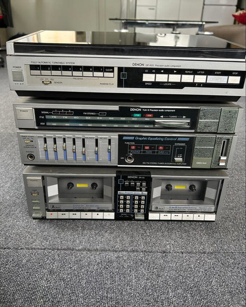 Cd Md Cassette Deck Denon Dp-R25 Tua-9 Dr-55 3