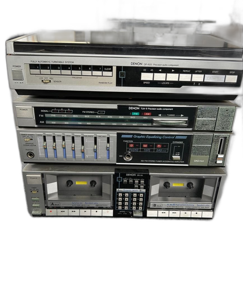 Cd Md Cassette Deck Denon Dp-R25 Tua-9 Dr-55 3