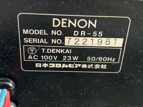 Cd Md Cassette Deck Denon Dp-R25 Tua-9 Dr-55 3
