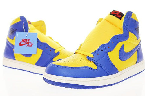 Nike Sneakers Wmns Air Jordan 1 Retro High Og Game Royal And Varsity Maize