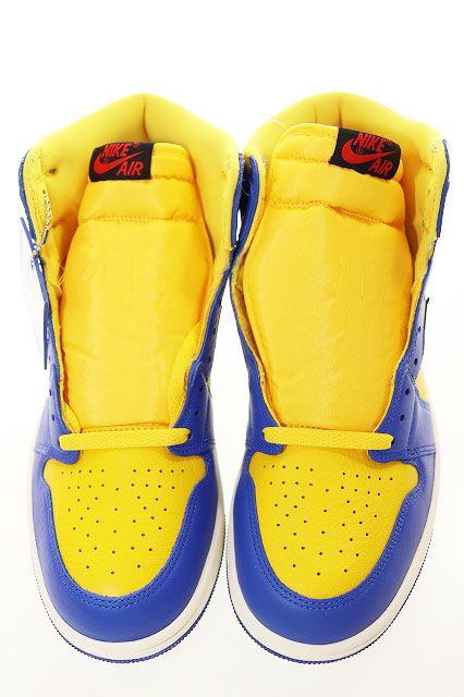 Nike Sneakers Wmns Air Jordan 1 Retro High Og Game Royal And Varsity Maize