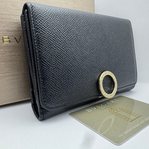 Bvlgari Trifold Wallets Rfid
