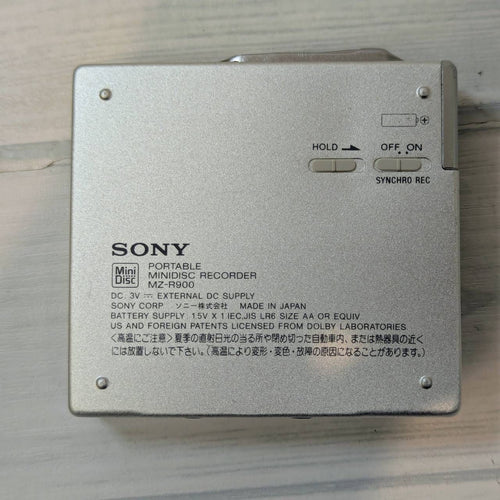 Sony Portable Md Player Mdlp Mz-R900 23143Mo D9