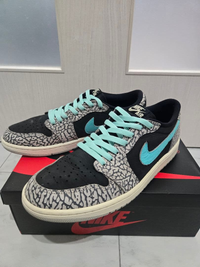 Nike Sneakers Air Jordan 1 Low Black/Light Blue/Grey