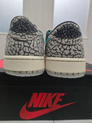 Nike Sneakers Air Jordan 1 Low Black/Light Blue/Grey