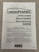 Korg Keyboard Electronic Piano Micropiano 61