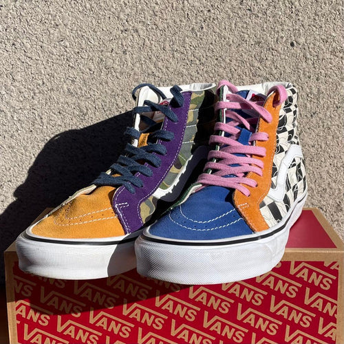 Us Vans Sneakers A Bathing Ape Sk8-Hi "Camo" "Multi